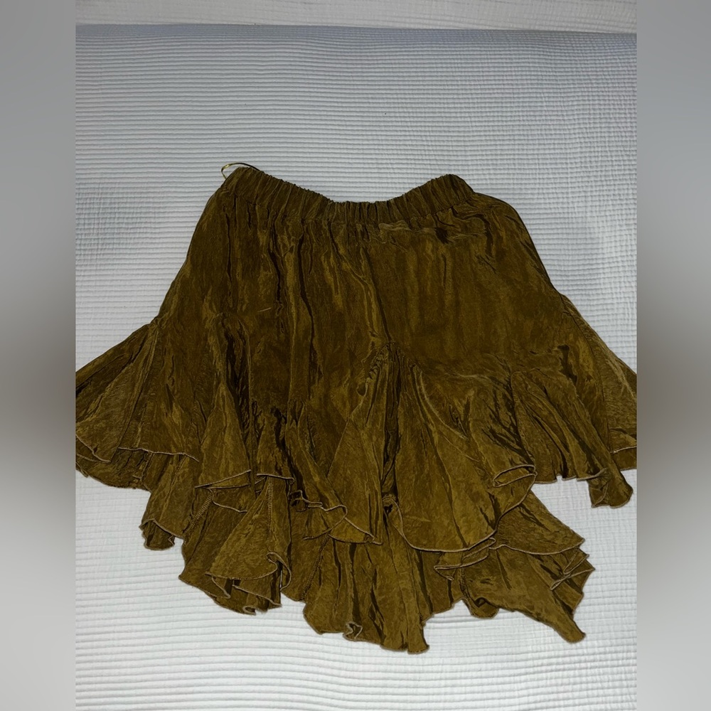 ADL asymmetrical mini skirt